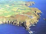 photo of cornwall land from the air